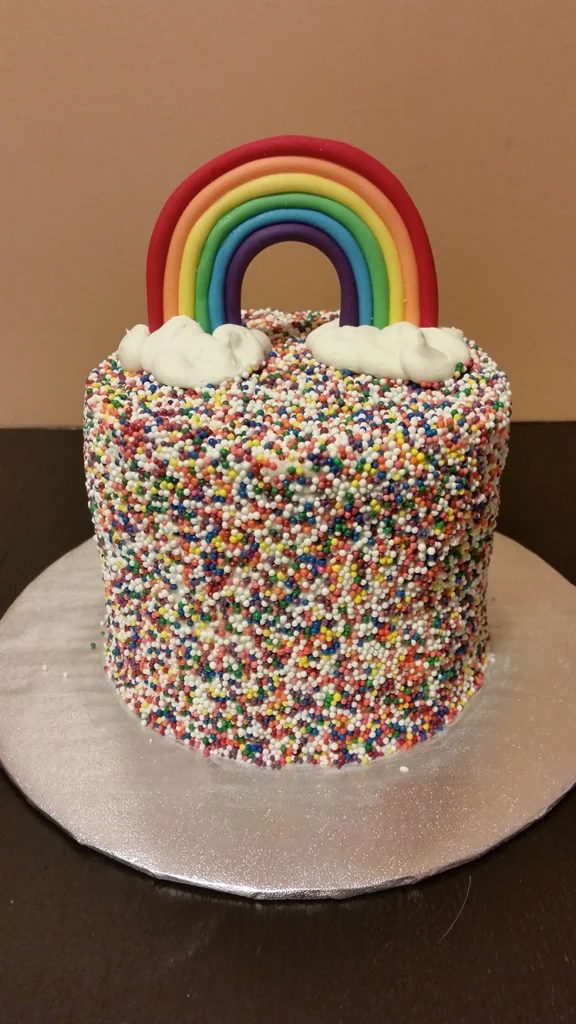Custom Birthday Cakes for All Ages - rainbow cake