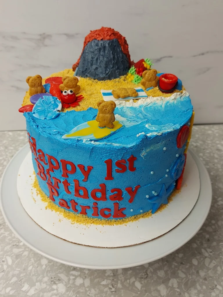 Custom Birthday Cakes for Kids - beach