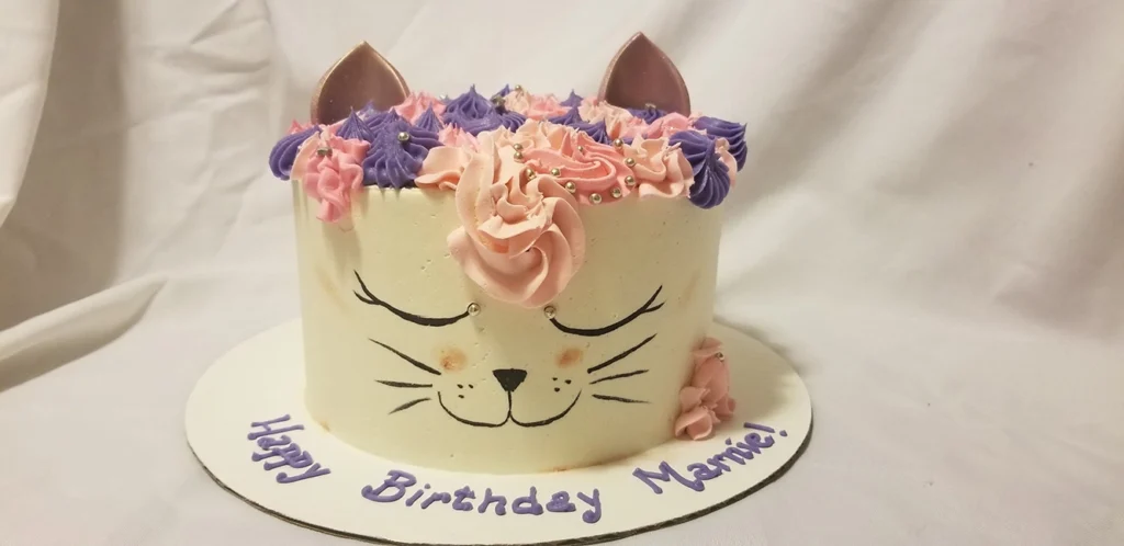 Custom Birthday Cakes for Kids - kitty cake