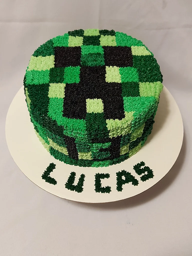Custom Birthday Cakes for Kids - minecraft cake
