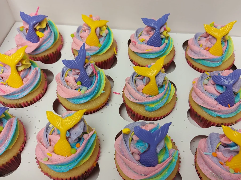 Custom Cupcakes - mermaid