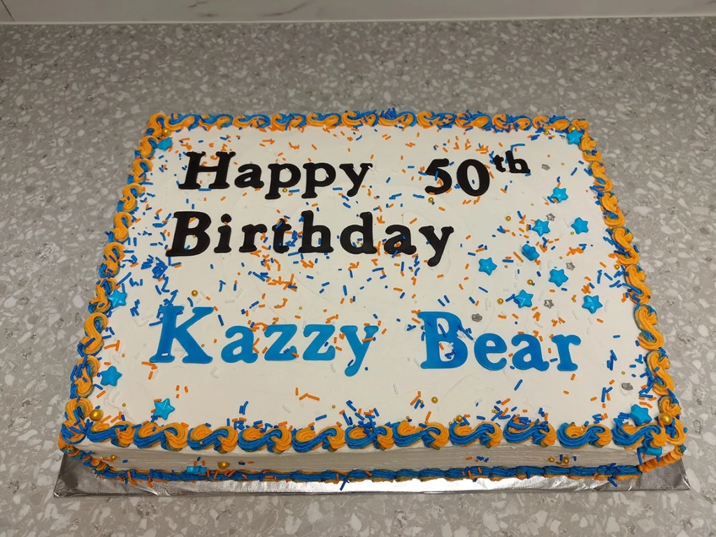 More Custom Cakes - birthday sheet cake