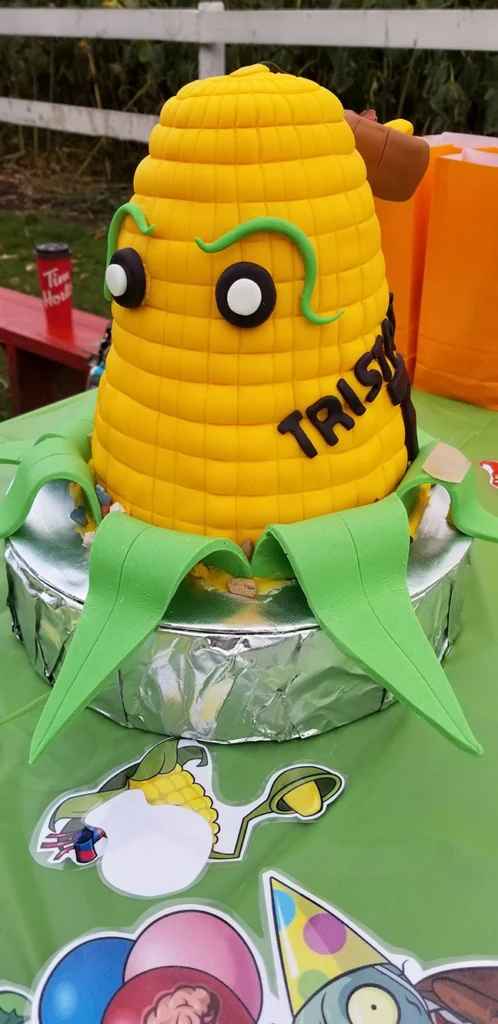 More Custom Cakes - corn cake